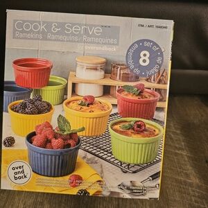 Cook and serve ramekins set of 8 cooking baking over and back